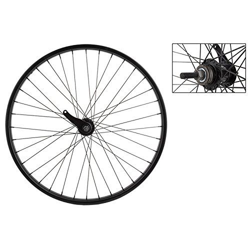  WheelMaster Rear Bicycle Wheel, 26x1.75 STL BK 36 KT CB 110mm 14gBK