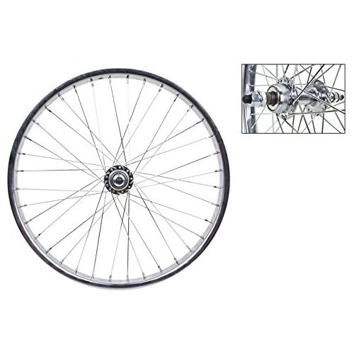  Wheel Master Rear Bicycle Wheel, 20 x 1.75, 36H, Steel, Bolt On, Silver