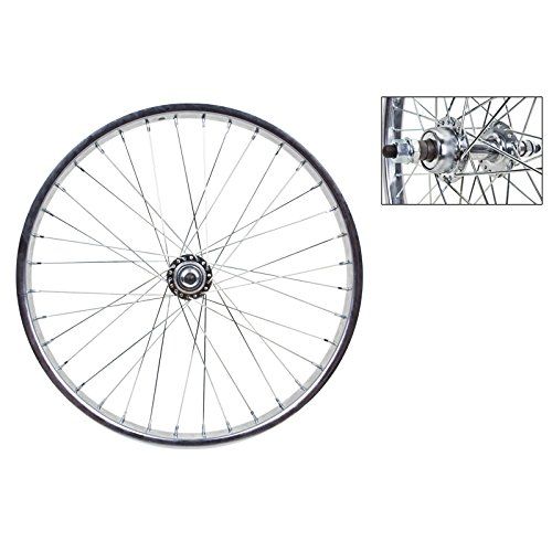  Wheel Master Rear Bicycle Wheel, 20 x 1.75, 36H, Steel, Bolt On, Silver