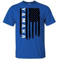 WheelSpinAddict Mens WR250 WR450 YZ250 YZ450 Dirtbike ATV UTV American Flag T-Shirt