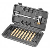 Wheeler Engineering Hammer and Punch Set with Brass, Steel, Plastic Punches, Brass/Polymer Hammer and Storage Case for Gunsmithing Maintenance