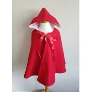 WhipperSnapperUS Fully lined little girls hooded cape - sizes 1T - 5T