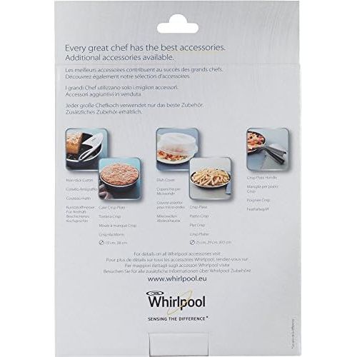  [아마존베스트]Whirlpool STM008 Microwave Accessories / Steamer for Microwave (Rectangular) / Microwave Steamer / 24 x 20 cm