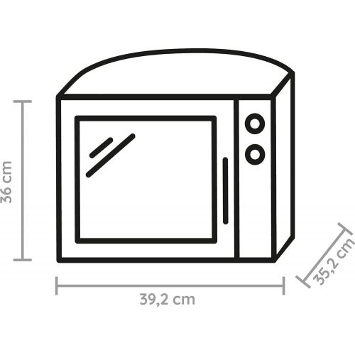  [아마존베스트]Whirlpool Max 34 SL microwave / 700 W / 13 L cooking chamber / super compact design particularly space-saving in corners / quick defrosting function