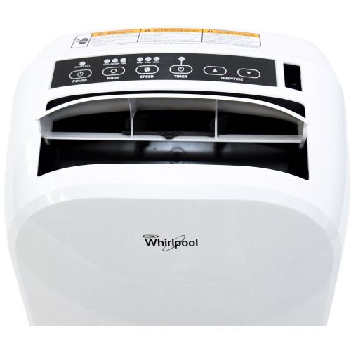  Whirlpool 12,000 BTU Single-Exhaust Portable Air Conditioner with Remote Control in White