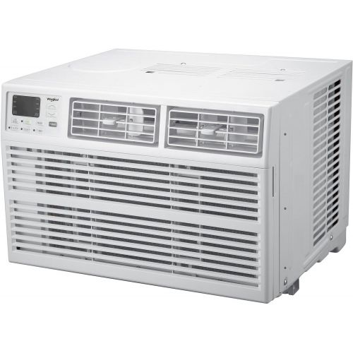  Whirlpool Energy Star 24,000 BTU 230V Window-Mounted Air Conditioner with Remote Control, White