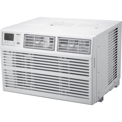  Whirlpool Energy Star 6,000 BTU 115V Window-Mounted Air Conditioner with Remote Control, White