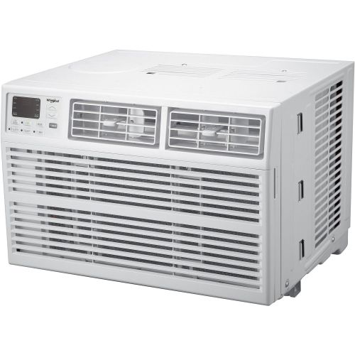  Whirlpool Energy Star 6,000 BTU 115V Window-Mounted Air Conditioner with Remote Control, White