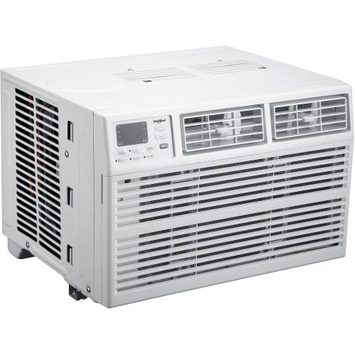  Whirlpool Energy Star 6,000 BTU 115V Window-Mounted Air Conditioner with Remote Control, White