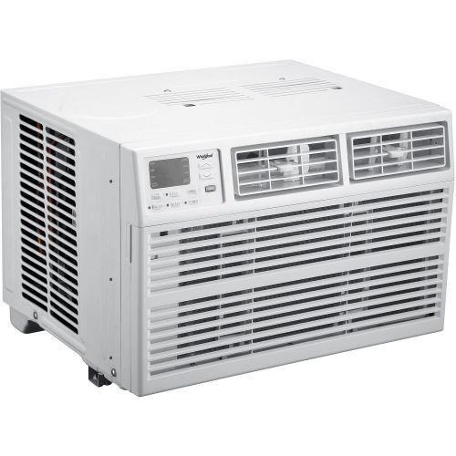  Whirlpool Energy Star 18,000 BTU 230V Window-Mounted Air Conditioner with Remote Control, White