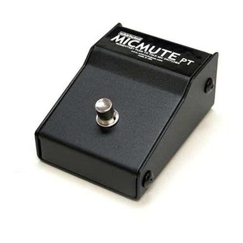  Whirlwind Micmute PT Push-to-Talk Pedal Design Switch, 1x XLR Female Input and 1x XLR Male Output Connectors