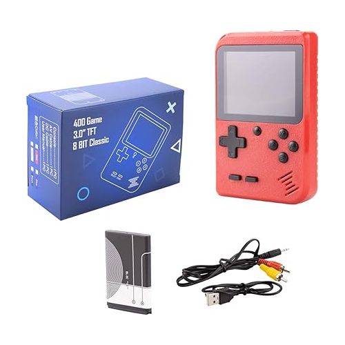  Portable Handheld Games Retro Mini Video Games，Handheld Game Console with 400 Classical FC Games 2.8