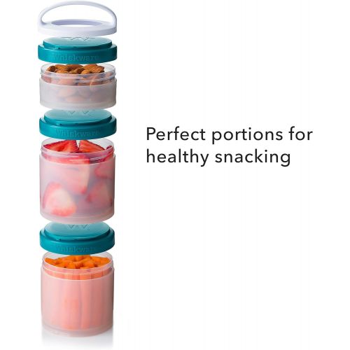  Whiskware Stackable Snack Pack, Teal