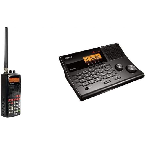  [아마존베스트]Whistler WS1010 Analog Handheld Scanner (Black) & Uniden BC365CRS 500 Channel Scanner and Alarm Clock with Snooze, Sleep, and FM Radio with Weather Alert, Search Bands