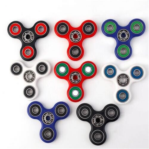  White 8 Kinds of Color Toy Hand Spinner Fingertip Toys Long Rotation Time Toys