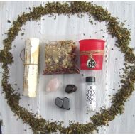 WhiteMoonWitchcraft Spell kit witchcraft supply wicca supplies occult pagan wiccan altar tools spells magick witchy crystal set wiccan starter kit