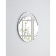 Whiteline Exclusive Ariel Medium Round New White Mirror