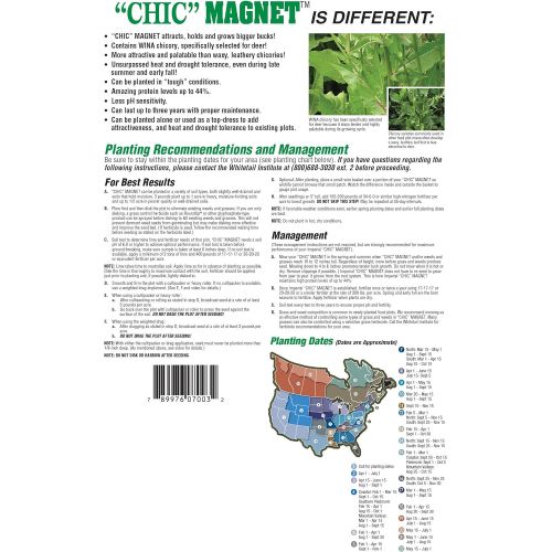  Whitetail Institute Mens Imperial Chic Magnet Food Plot Seed, 3 lb