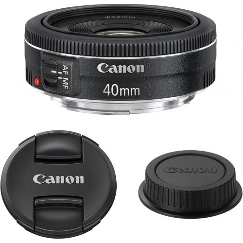  WhoIsCamera Canon EF 40mm f2.8 STM Lens + Advanced Accessory Kit - Canon Lens Bundle Includes EVERYTHING You Need to Get Started