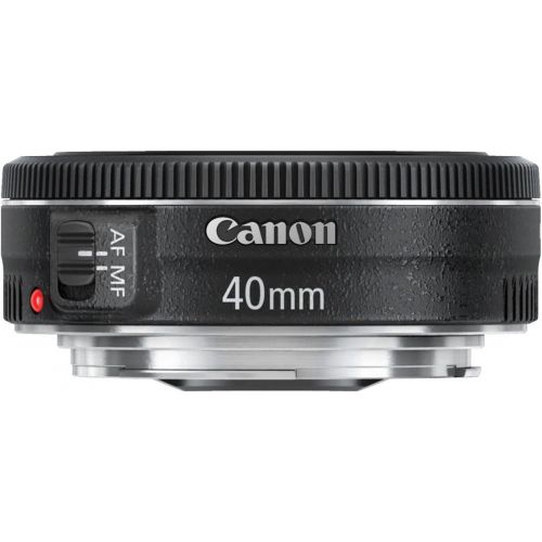  WhoIsCamera Canon EF 40mm f2.8 STM Lens + Advanced Accessory Kit - Canon Lens Bundle Includes EVERYTHING You Need to Get Started