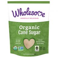 Wholesome Sweeteners Wholesome Organic Cane Sugar, Non GMO, Fair Trade, 1 LB bag (12 pack)