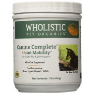 Wholistic Pet Organics Canine Complete Plus Joint Mobility with Green Lipped Mussel Supplement