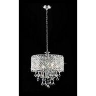 Whse of Tiffany RL5633 Deluxe Crystal Chandelier, 9 x 17 x 17