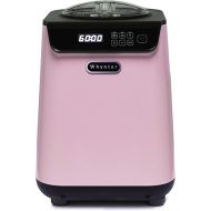 Whynter ICM-128BPS Upright Automatic Ice Cream Maker 1.28 Quart Capacity with Built-in Compressor, no pre-freezing, LCD Digital Display, Timer, with Stainless Steel Bowl Limited Black Pink Edition