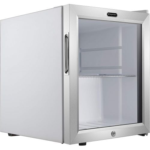  [아마존베스트]Whynter BR-062WS, 62 Can Capacity Stainless Steel Beverage Refrigerator with Lock, White