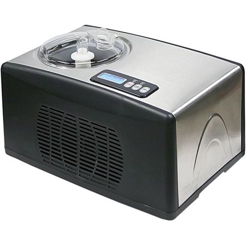  [아마존베스트]Whynter ICM-15LS Automatic Ice Cream Maker 1.6 Quart Capacity Stainless Steel, with Built-in Compressor, no pre-Freezing, LCD Digital Display, Timer, One Size, Multi