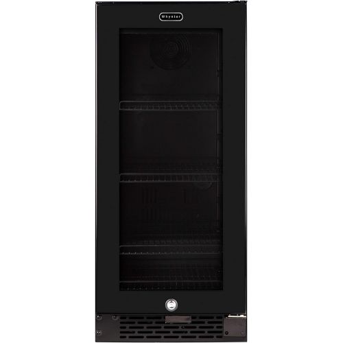  Whynter BBR-801BG Built-in Black Glass 80-can Capacity 3.4 cu ft Beverage Refrigerators One Size