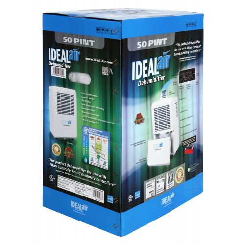  Whynter Ideal-Air Dehumidifier | 50 Pint | Portable, LED Display w/ Dehumidistat and Timer Included - Perfect for home, office, garage, shop, marine and RV applications - UL Listed