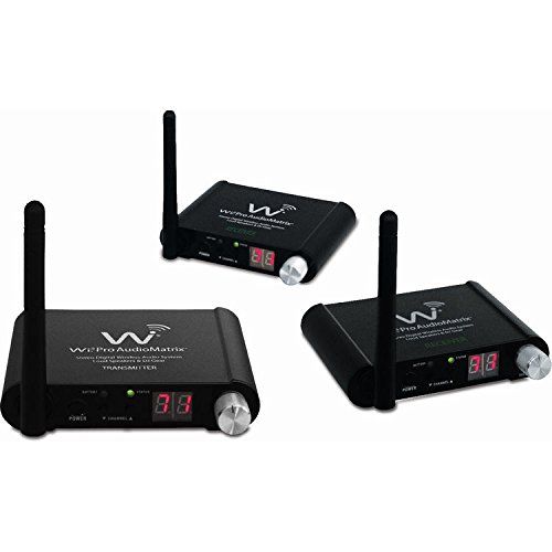  Wi Digital Wi DIGITAL Wi-AMP50X8 Wi Pro AudioMatrix 2.4GHz Stereo Digital Multicast Wireless Audio System w 800mW Powered Antenna