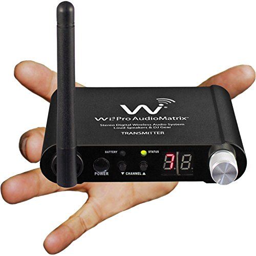  Wi Digital Wi DIGITAL Wi-AMP50X8 Wi Pro AudioMatrix 2.4GHz Stereo Digital Multicast Wireless Audio System w 800mW Powered Antenna