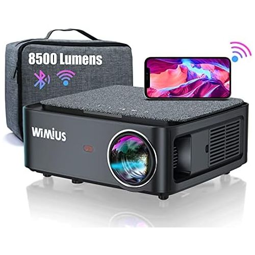  [아마존베스트]-Service-Informationen WiMiUS 7500 L Full HD 1080P WiFi Bluetooth Projector Support 4K Video, LED Home Cinema Video Projector 300 Inch Display, Compatible with Fire Stick, Laptop, iOS / Android Smartphon