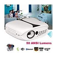 Fine 50ANSI Lumens 1080P Full HD Mini LED Projector 3D Home Theater Cinema HDMI USB