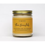 Wickandwhimsyco Three Broomsticks | Soy Candle | 8 oz jar | HP Inspired | Bookish Candle
