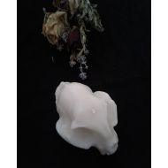 WickedWixCraft Cat Skull Candle