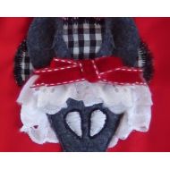 Wickedandwonder Red Riding Hood Wolf Decoration or Applique ADD ON item for Little Red Riding Hood Cape and Halloween Costume