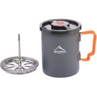 [아마존베스트]Widesea Camping Coffee Pot 750ML with French Press Coffee Maker