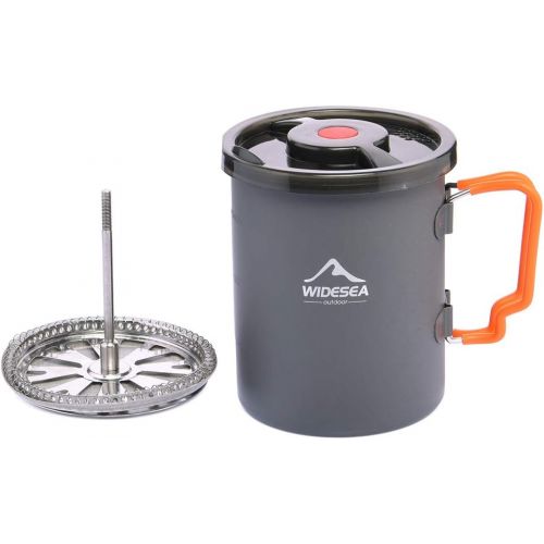  [아마존베스트]Widesea Camping Coffee Pot 750ML with French Press Coffee Maker