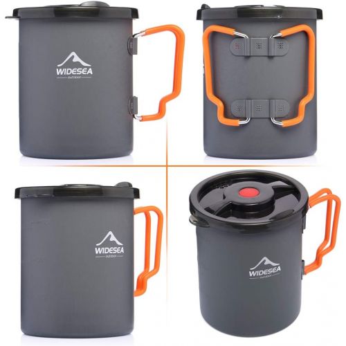  [아마존베스트]Widesea Camping Coffee Pot 750ML with French Press Coffee Maker