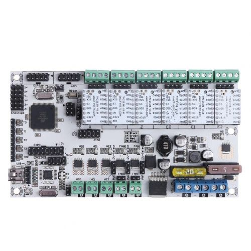  Widewing Rumba Plus Motherboard with 6pcs TMC2130 V1.0 Stepping Drive for 3D Printer