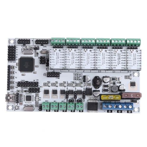  Widewing Rumba Plus Motherboard with 6pcs TMC2208 V1.0 Stepping Drive for 3D Printer