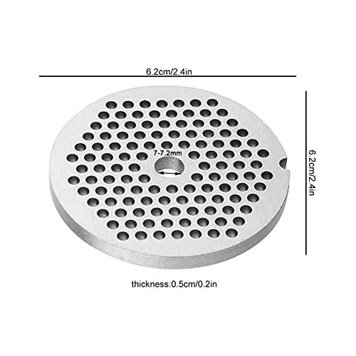  [아마존베스트]Wifehelper Mincer Knife with 5/7mm Hole, Professional Spare Part for Pasta Grinder Alloy Material, 3mm