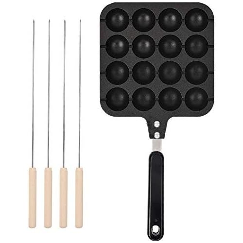  [아마존베스트]Wifehelper Takoyaki Grill Pan Premium Material Non-Stick Plate Round Pancakes Cooking Tools Baking Tray Tray Home Kitchen Accessories