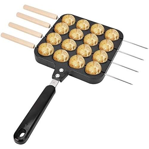  [아마존베스트]Wifehelper Takoyaki Grill Pan Premium Material Non-Stick Plate Round Pancakes Cooking Tools Baking Tray Tray Home Kitchen Accessories