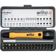 Wiha 75979 36 Piece GoBox Electronics ESD Precision Micro Bit Set