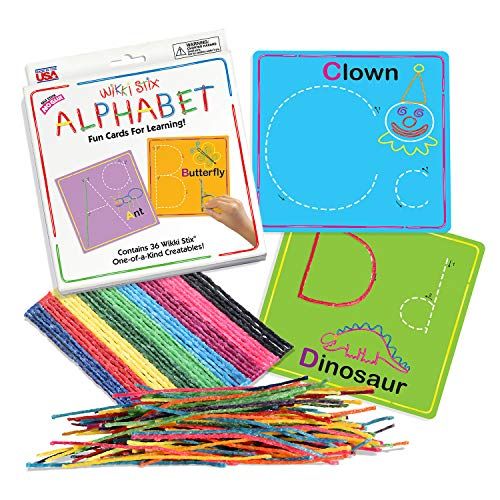  Wikki Stix Alphabet Cards Set