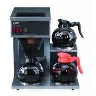 Wilbur Curtis Commercial Pourover Coffee Brewer 64 Oz Coffee Brewer, 3 Station, 2 Lower, 1 Upper Warmer - Coffee Maker with Fast-Brewing System - CAFE3DB10A000 (Each)